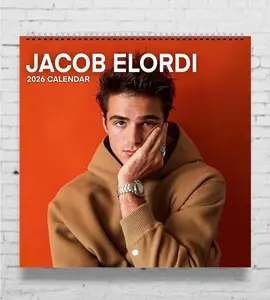 Jacob Elordi 2026 Calendar  Celebrity Calendar  2026 Calendar  Frankenstein  Jacob Elordi Gift  Cute Wall Calendar