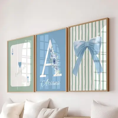 Blue Pink Green Dorm Room TikTok Shop