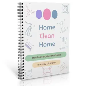 Family Cleaning Plan Notebook, Practical Tool for Household Management, Easy-To-Use Organizer for Home Cleanup Scheduling