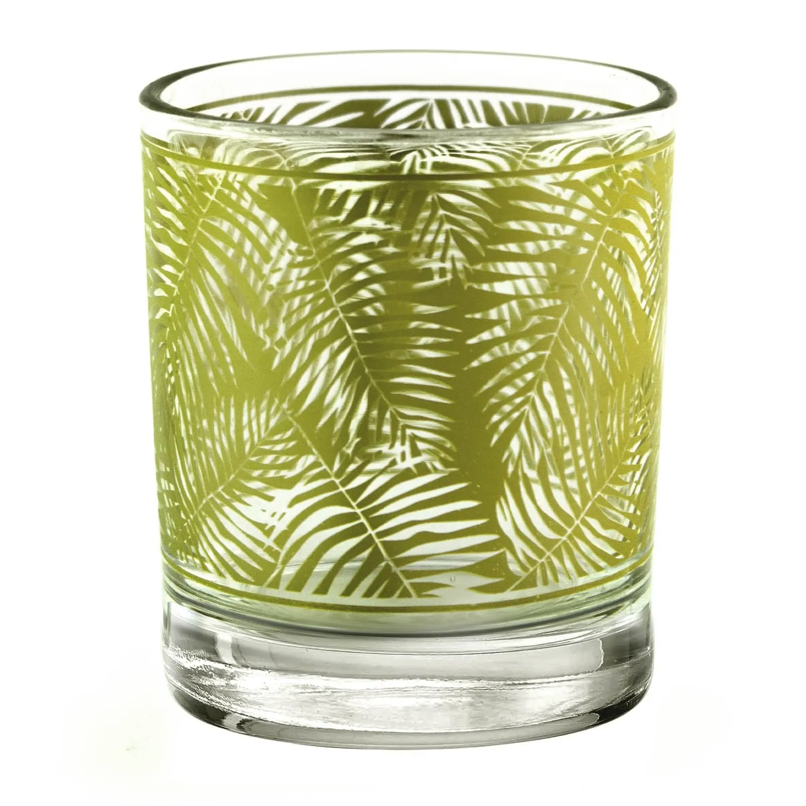 BarConic® 10oz Thick Weighted Rock Glass - Gold Leaf Gold-Tip Vintage High-Quality Durable Weighted Material Glass for Craft Bartending, Gourmet Cocktail Drinkware