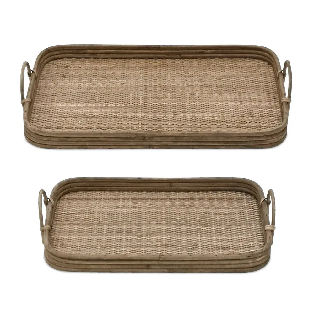 Rattan Rectangular Tray
