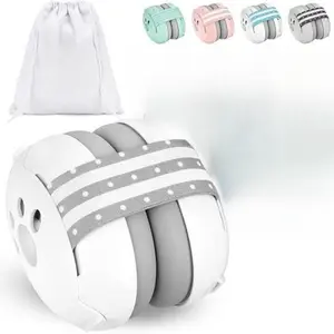 Noise Cancelling Earmuffs - Infant & Hearing Protection (0-36 Months)| Soft Comfort Noise Reduction Headphones for Loud Events & Travel