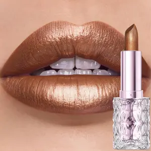 Huasurv Shiny Glossy Lipstick Lipgloss Natural Moisturizing Nourishing Lips Hs2310-05, Long-Lasting Balm, Single Pack, Non-Flammable, Notified Via Scpn/cpnp
