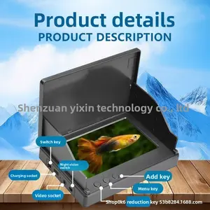Overseas Russian fishfinder underwater high definition visual fish finder camera, fishing detector with night vision