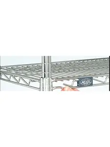 Nexel Industries S1454C Industrial Chrome Standard Wire Shelf - 14x54 in., Adjustable, Expandable Home Supplies Storage Rack Organizer
