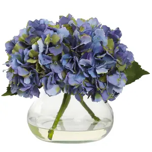 Artificial Blooming Hydrangea in Vase Artificial Blooming Hydrangea in Vase