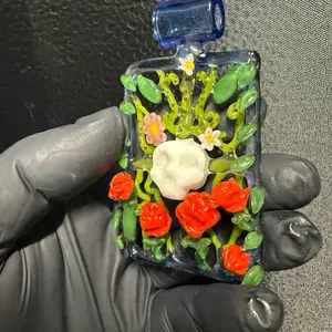 "Death Window" Handmade Borosilicate Glass Ornament