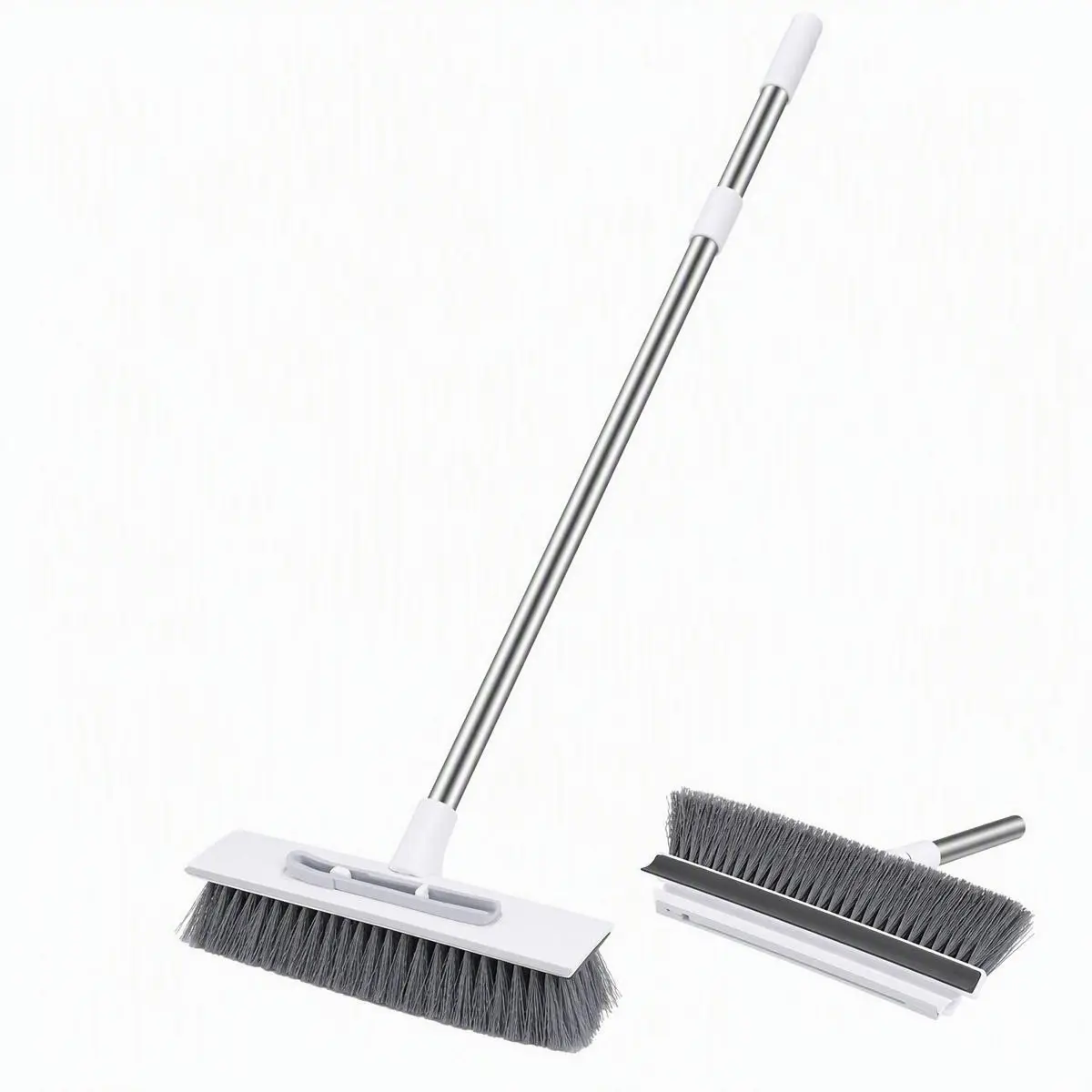 Maryya Multi-Functional Cleaning Brush with Foam & Water Stain Scraper - Double Power for Wall, Floor, Corner Gaps