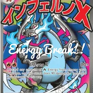 Charizard X EX UPC energy break!