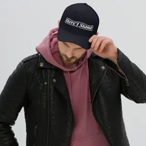 Here I Stand, Dark Closed-Back Structured Cap