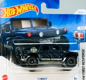 Hot Wheels Humvee- Blue #33 33/250 - HW First Response