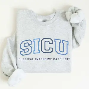 SICU Short Sleeve T-SHIRT / Sweatshirt , Surgical Intensive Care Unit Crewneck, Surgical Nurse, SICU Nurse Gift Sicu RN Surgical Icu Tech Aid Crew