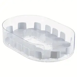 Multi Functional Transparent Acrylic Kitchen Rotating Sorting Rack, Ideal for Refrigerators, Cabinets, Countertops, Spice Racks, Bathroom Storage