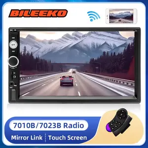Universal 7 Inch Dual Core Car Mp5 Player, Supports Steering Wheel Control, High Definition Rear View Camera, Abs Enclosure Material