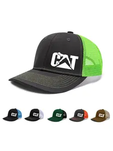 New Fashion Summer Mesh Hat Richardson 112 Truck Cap Print Pattern Micro-curved Driver Hats men Sunshade Fishing Baseball Caps