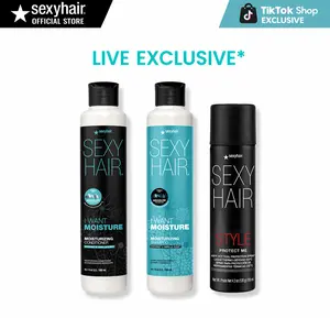 SexyHair Hydrating & Heat Shield Trio
