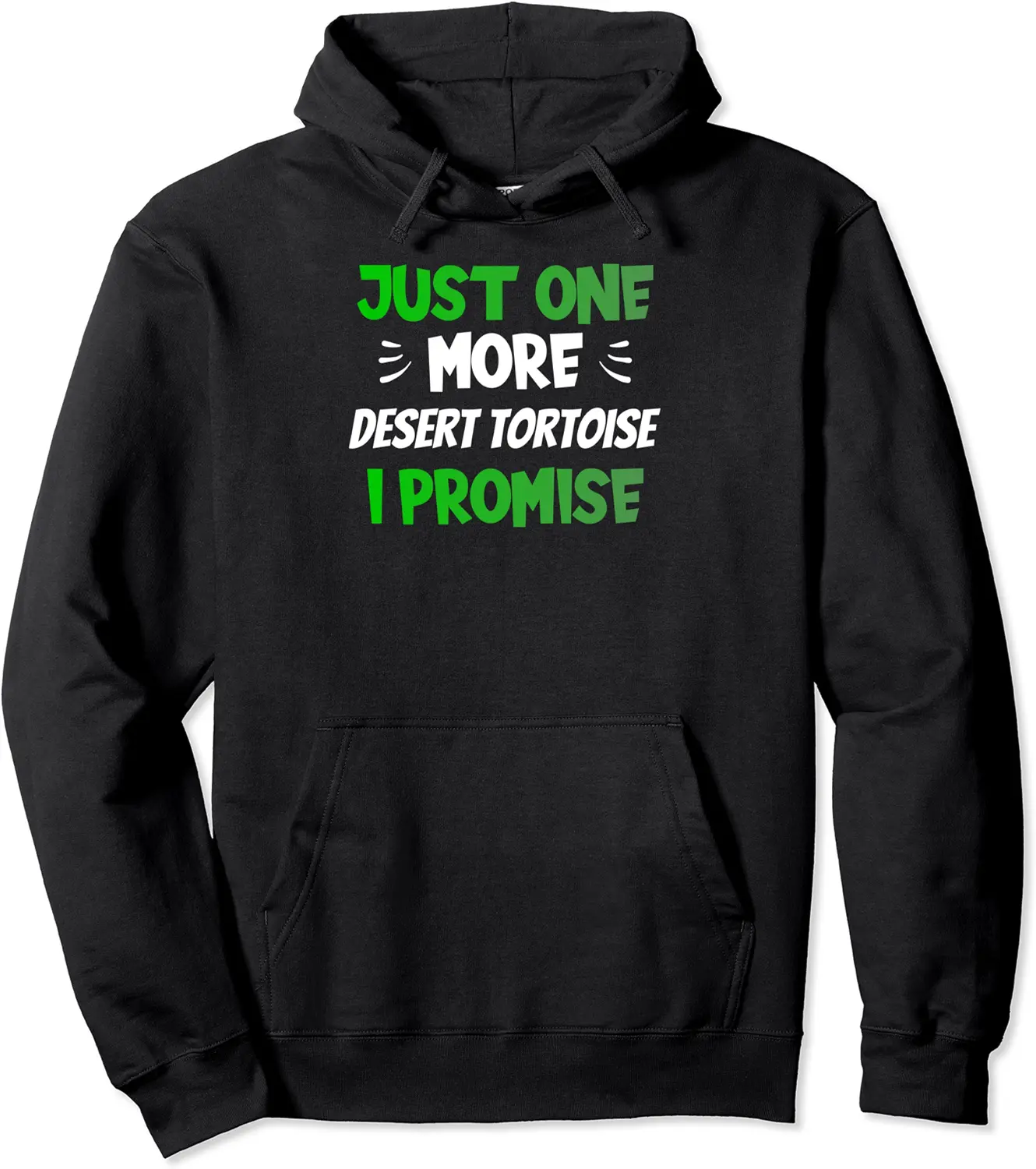 Just One More Desert Tortoise I Promise Funny Reptile Pullover Hoodie - Hufsakha Shop 72B0BTC2RBRY