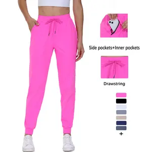 Women's Workout Joggers with Pockets - Gym, Yoga, Lounge Sweatpants - Trendy Athletic Leggings for Running & Casual Wear