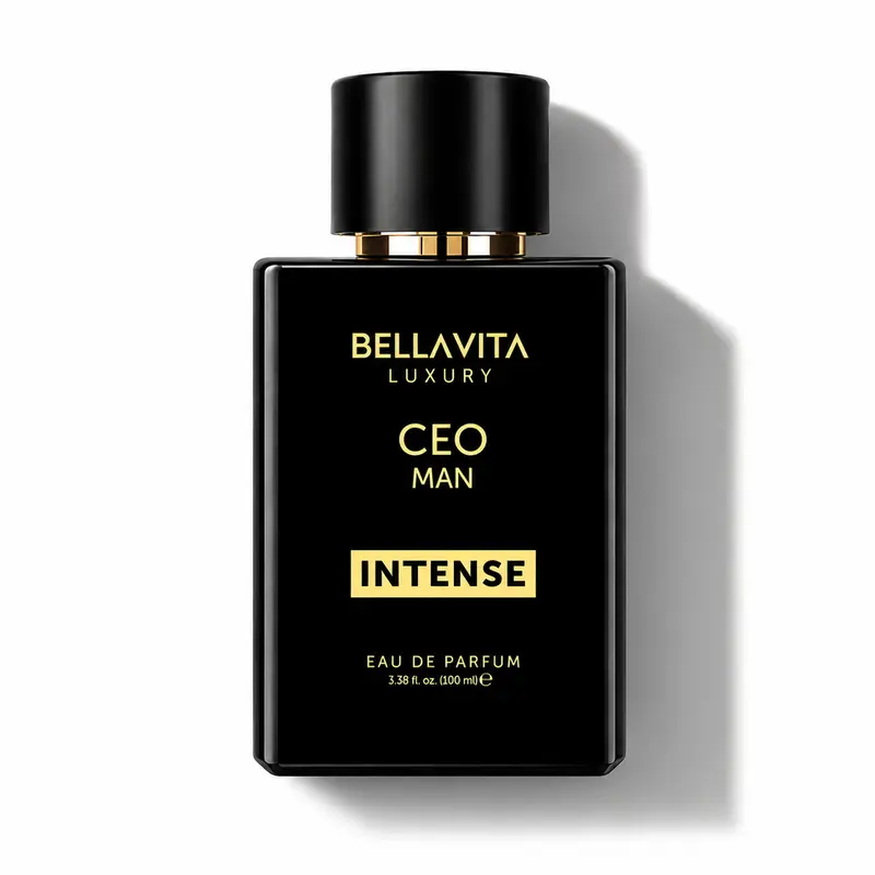 BellaVita Luxury's CEO Man Intense | EDP | Lavender, Carnation & Patchouli | Long Lasting | 18% Perfume Oil Concentration | 3.38 Fl.oz | Perfect Gift for Men