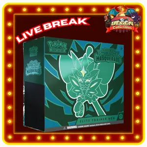 Pokemon TCG [ENG] Twilight Masquerade ELITE TRAINER BOX LIVE RIP AND SHIP ONLY