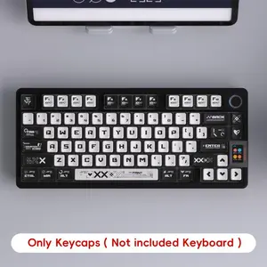 122 Key Keycap Set, PBT Key Caps Set, Keyboard Keycap for Mechanical Keyboard, Keyboard Accessories for Gaming, Office, Home, Computer Peripherals