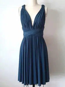 Teal SHORT Infinity Dress Convertible Formal Multiway Wrap Dress Bridesmaid Dress Toga Cocktail Evening Prom Graduation