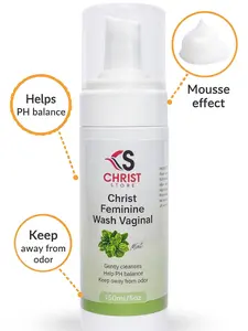 Christ Feminine Wash Vaginal Gently Cleanses Help PH Balance  keep away from odor Comfort.