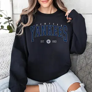 New York Baseball Game Day Graphic Sweatshirt, NY Baseball Game Day Sweatshirts for Fans