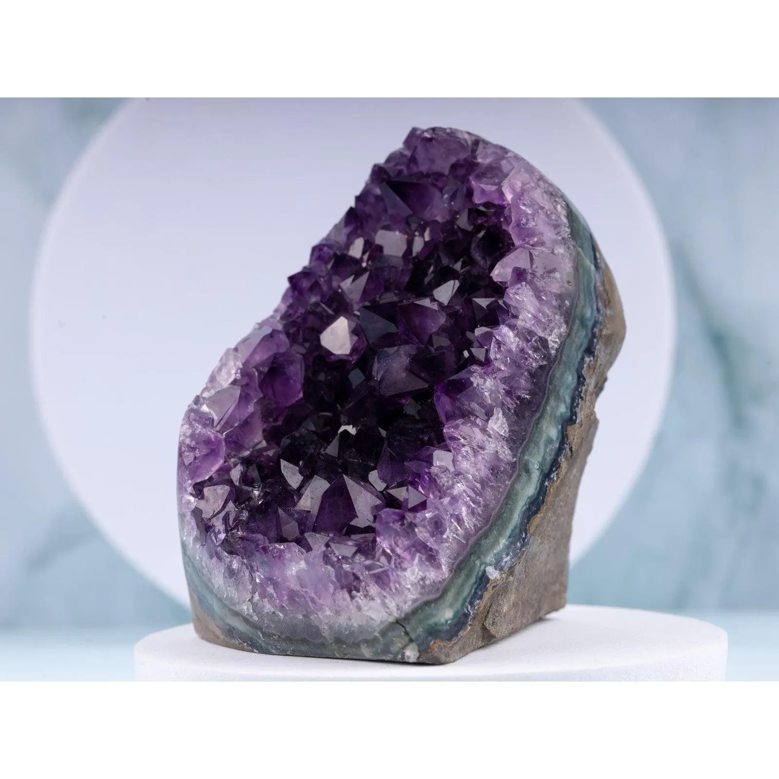 Natural Amethyst Cut Base Healing Crystals, "AAA" Quality Large Amethyst Cluster, Uruguayan Purple Amethyst Geode, Spiritual Home Decor