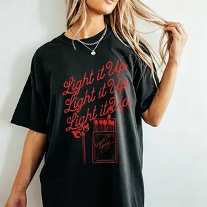 180g[100%cotton]Bryce Quinlan Light It Up Crescent City Shirt, Ruhn Danaan Licensed Tee, Sarah J Maas Bookish Merch, Fantasy Book Lover Top Men's Breathable Casual Short-sleeve T-shirt, Menswear & Underwear Top