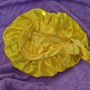 DiveStar Girl Group Themed Reversible Bonnet - Double Lined Satin for Hair Protection & Moisture Retention - Gentle on Edges & Stretchy Scrunch Band - Ideal for All Hair Types - Machine Washable