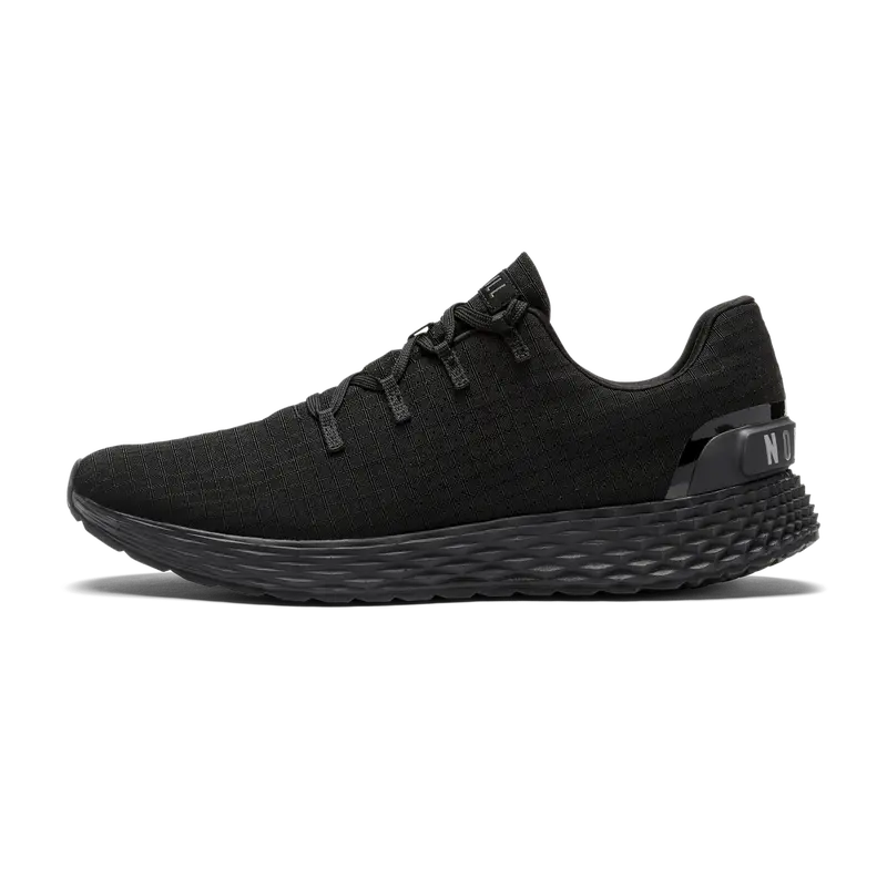 NOBULL Men's Allday 365 (Ripstop) Shoe in Triple Black - Athletic Everyday Sneaker, Comfortable Walking Shoe, Versatile Trainer