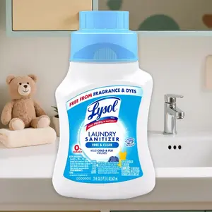 Free & Clear Laundry Sanitizer 21fl oz - Hypoallergenic Fabric Sanitizer, Kills Germs, for Sensitive Skin, Lysol
