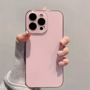 [LX]Suitable For IPhone 16/15/14/13/12 Pro Max Plus High-Quality Mobile Phone Case, Electroplated Original Color Anti-Fall Protective Cover
