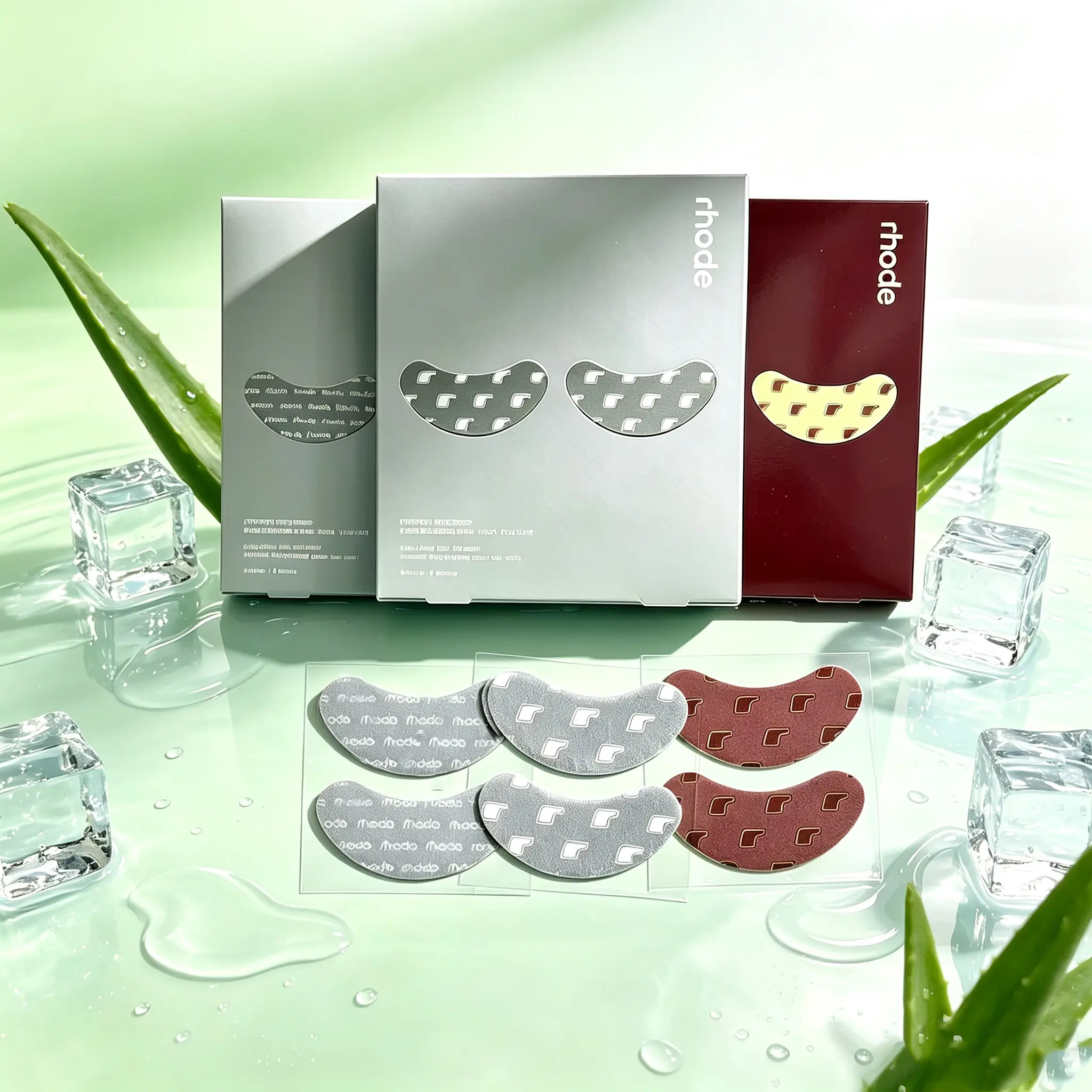Rhode Peptide Under-Eye Gel Patches with Collagen, Hydrating Nourishing Treatment, Reduces Dark Circles, Puffy Lids & Fine Lines, Suitable for All Skin Types