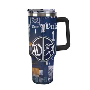 Duke Basketball The Brotherhood Tumbler, Elite Blue Devils Travel Mug, Duke Commemorative Cup, Sports Fan Anniversary Gift, 40oz Large Capacity Cup,  20oz Stainless Steel Tumbler, Kitchen Drinkware