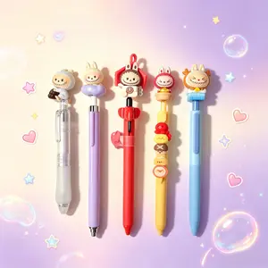 Neutral pen with doll，Elf‑eared figurine，bean Neutral pen