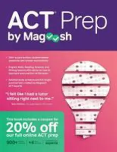 USED-ACT Prep by Magoosh: ACT Prep Guide with Study Schedules, Practice Questions, and Strategies to Improve Your Score by Magoosh (Paperback)