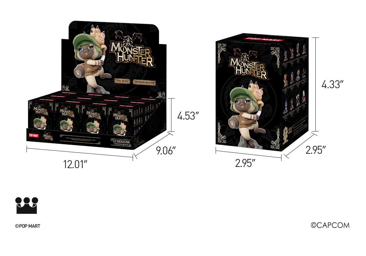 POP MART Monster Hunter Palico Series Figures Blind Box