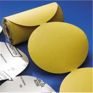 212 MAIN Norton 5 in. PSA Coated Abrasive Disc Roll - P120C Model, Aluminum Oxide, Vacuum-Attached, Multi-Surfacing for Metal/Wood