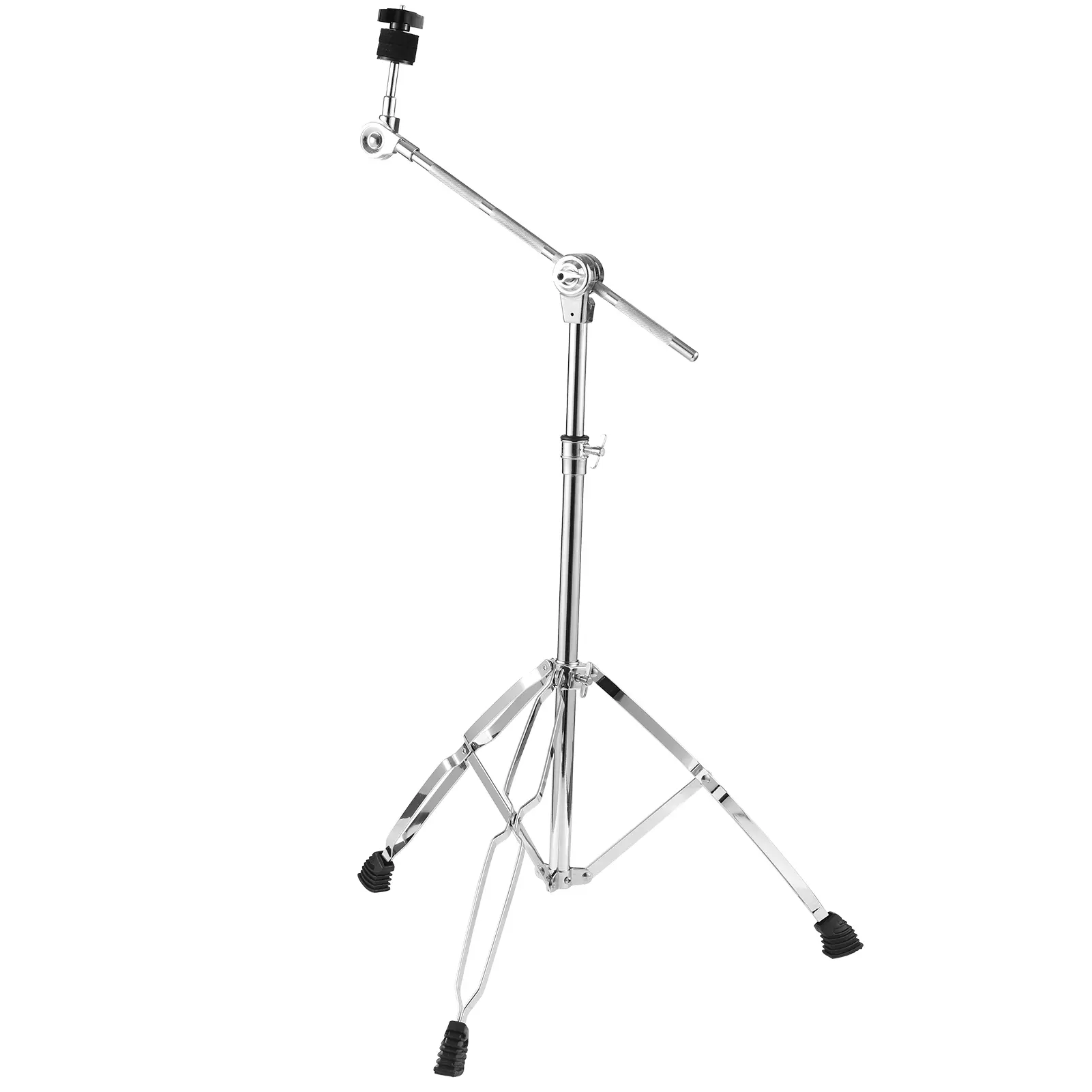 Cymbal Stand Straight Boom Cymbal Stand Double Braced Legs Height Angle Adjustable Cymbal Support Rack