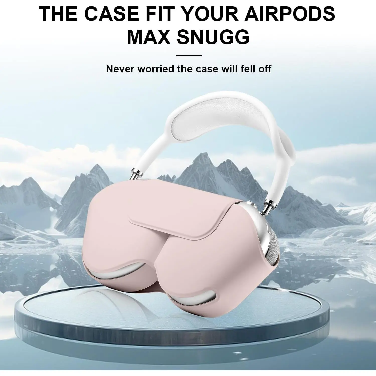 F-HPS32 for Apple Airpods Max Smart Case Cover, Soft PU Leather 