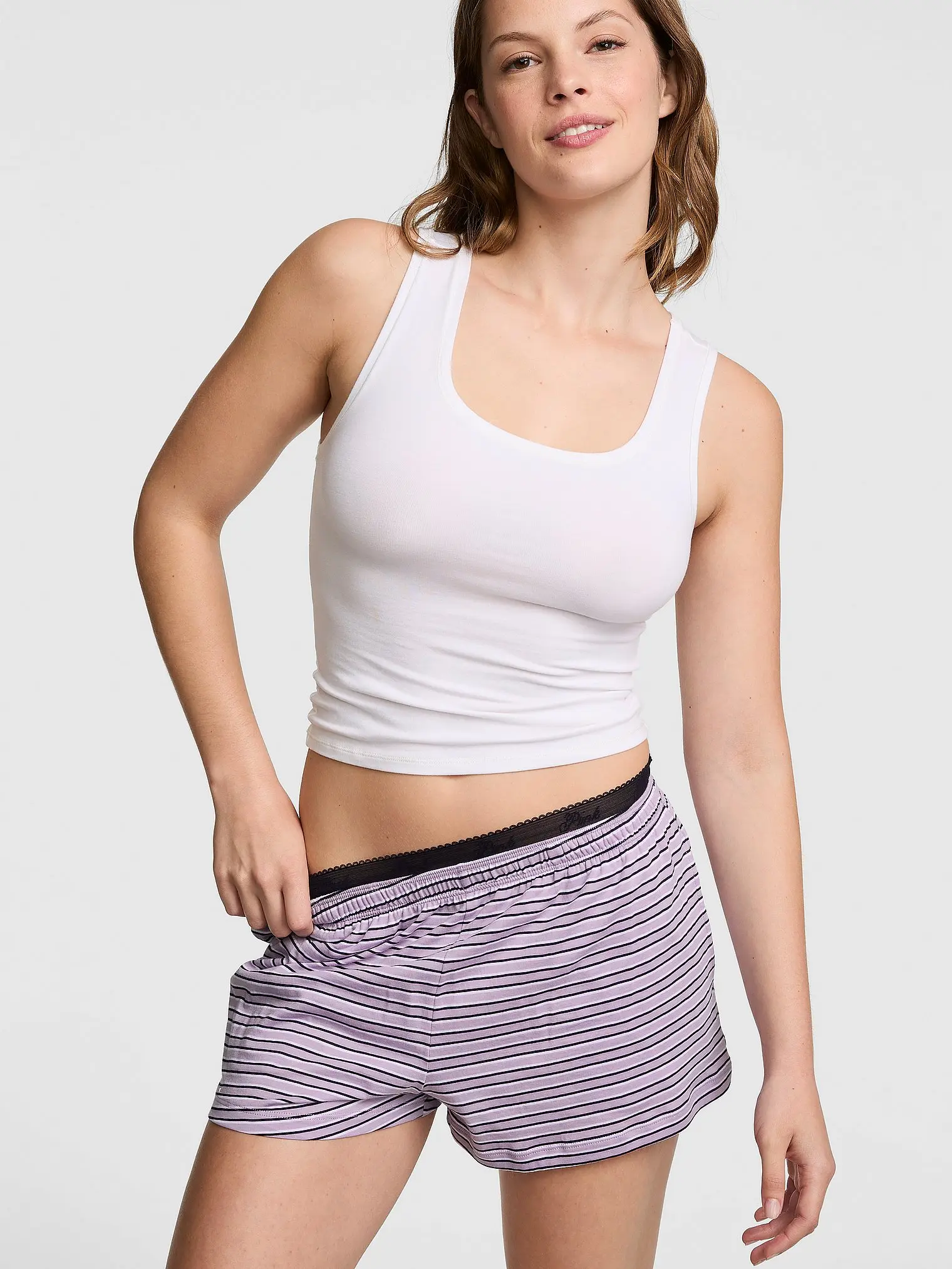 PINK Light As Air Sleep Shorts