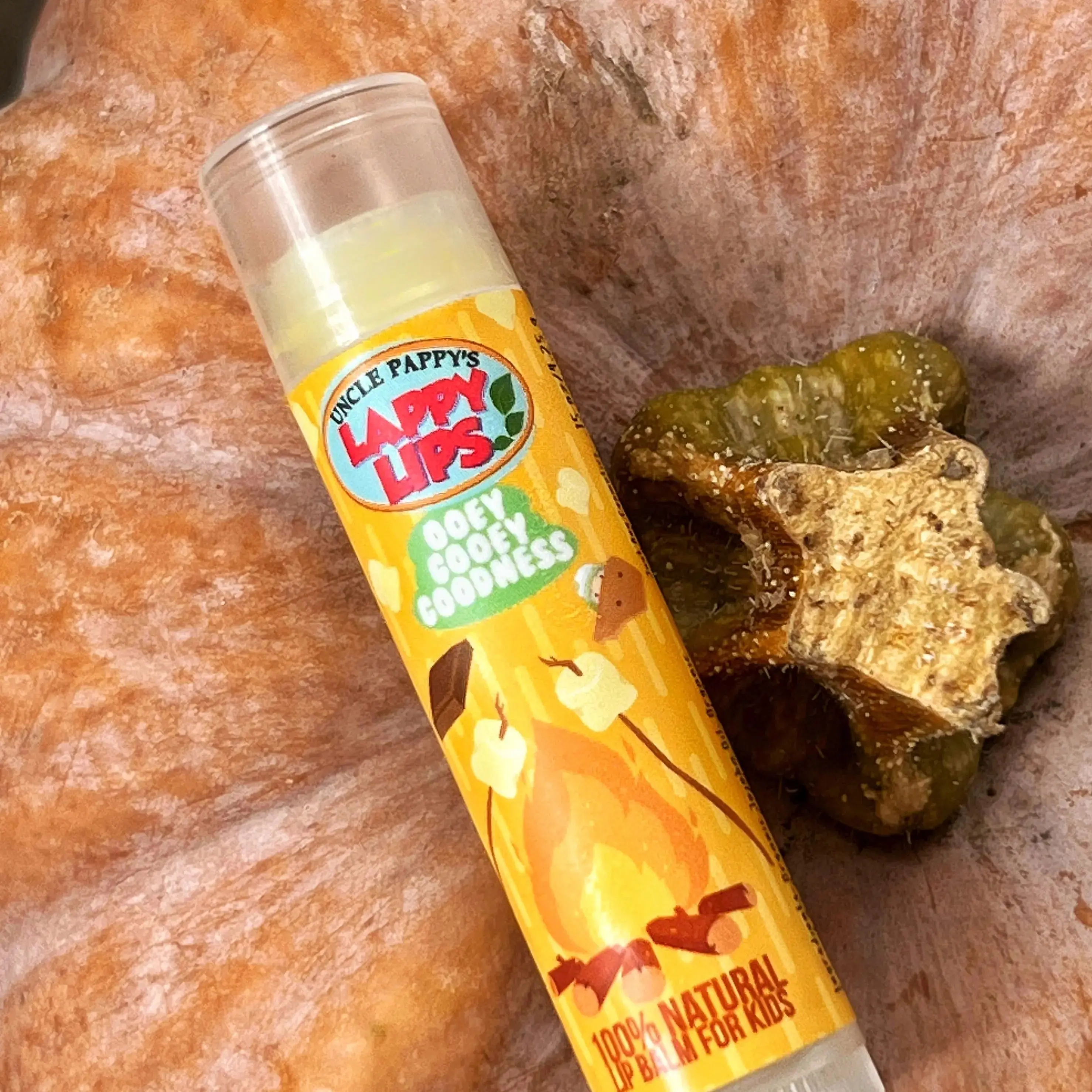 Ooey Gooey Goodness - Lappy Lips Natural Kids Lip Balm with Beeswax & Jojoba Oil