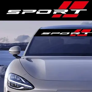 High Definition Crystal Clear Sun Shade Sticker Car Windshield Sunshade Universal Car Windshield Decal Anti Scratch UV Protection Long Lasting Automotive Film