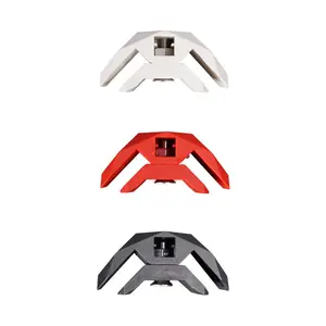 GJANSH 90 Degree Corner Brackets 50Pcs, Furniture Joinery Connectors for 3 in 1 Fasteners and Pocket Hole Screws, Right Angle Metal L Brackets with Positioning Clamp, Heavy Duty Wood to Wood Joints for Cabinet Drawer Shelf DIY