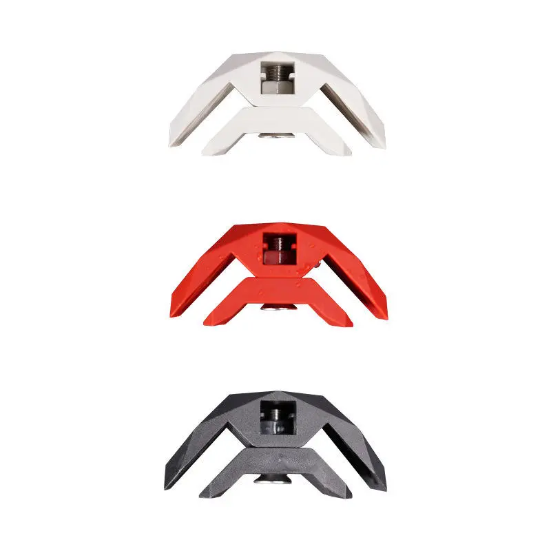 GJANSH 90 Degree Corner Brackets 50Pcs, Furniture Joinery Connectors for 3 in 1 Fasteners and Pocket Hole Screws, Right Angle Metal L Brackets with Positioning Clamp, Heavy Duty Wood to Wood Joints for Cabinet Drawer Shelf DIY