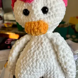 Crochet Duck Plushie - Soft and Cuddly Toy
