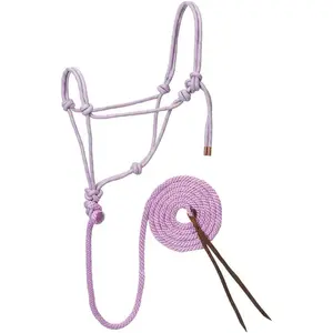 Weaver Leather Diamond Braid Rope Halter & Lead - 3/8" Training Set