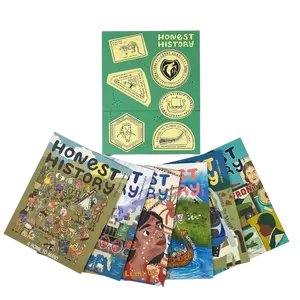 Honest History Magazine - Capsule Collection No. 4 - For Kids Ages 6–12 - Six Magazines Featuring Stories & Illustrations About the Past